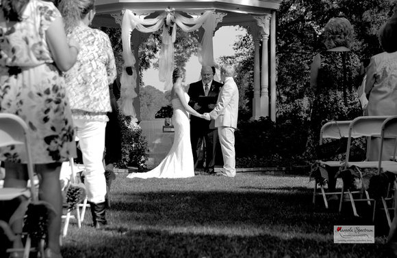 Monroe, NC outdoor wedding ceremony