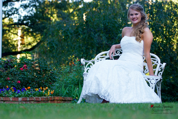 Beautiful Traditional Bridal Portrait Monroe, NC