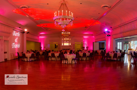Reception hall at the Starmount Forest Country Club in Greensboro, NC